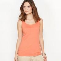 100 slub cotton vest top