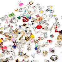 10pcs High Quality Random Mix of Manicure Alloy Jewelry