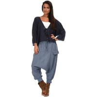 100 lin cardigan lizon womens cardigans in blue