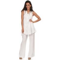 100 lin tunic helene womens tunic dress in white