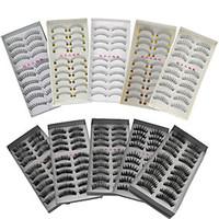 100pairs natural long thick black false eyelash eyelashes extensions h ...