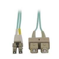 10gb Multimode Duplex 50/125 Lszh Aqua Fiber Patch Cable Lc/sc - 1m (3 Ft.)