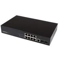 10 Port L2 Managed Gigabit Ethernet Switch With 2 Open Sfp Slots - Rack Mountable