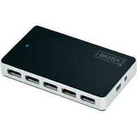 10 ports USB 2.0 hub Digitus DA-70229 Black/silver