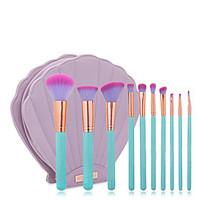 10 Makeup Brushes Set Eyeshadow Brush Lip Brush Brow Brush Eyelash Brush Concealer Brush Powder Brush Foundation