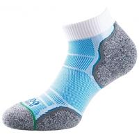 1000 Mile Breeze Sock White/Blue Ladies S