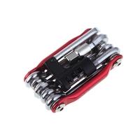 11in1 Mountain Cycle Bicycle Tool Set Bike Multi Repair Tool Kit Wrench Screwdriver Chain Cutter Red