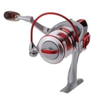11BB Ball Bearings Left/Right Interchangeable Collapsible Handle Metal Fishing Spinning Reel 5.1:1 Red