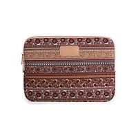 11.6, 12, 13.3 Inch Apricot Color Bohemian Computer Bag Notebook Sleeve Case For iPad/MacBook/Dell/HP/Surface, Etc