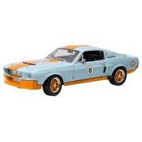 1/18 1967 Shelby Gt-500 - Light Blue With Orange