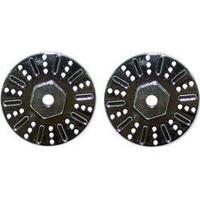 1:10 Imitation brake disc catch 12 mm hexagon 12.5 mm extension Reely Chrome 2 pc(s)