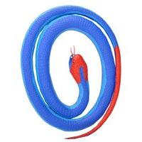 117cm blue coral rubber snake