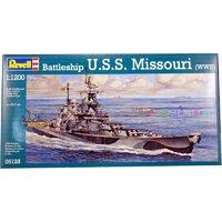 1:1200 Revell Battleship U.s.s. Missouri WWII