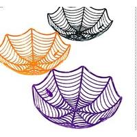 11\' Halloween Spiders Web Basket - 3 Assorted Colours.