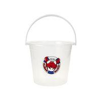 11\' x 9.5\' Jumbo Crab Design Printed Plastic Bucket.