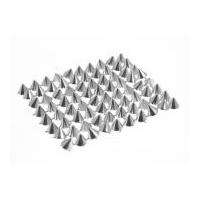 11cm Essential Trimmings 3 Dimensional Studded Trimming Silver