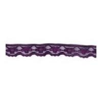 11mm essential trimmings pretty nylon lace trimming purple