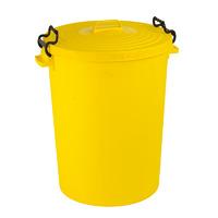 110 litre light duty dustbin red