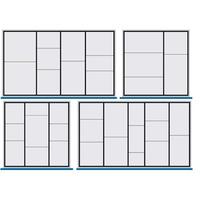 11 Compartment Metal Divider Sets for 75mm drawers