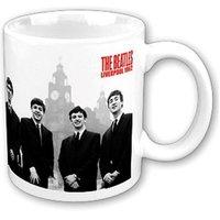 11oz White The Beatles Liver Buildings Mug