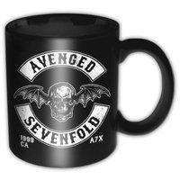 11oz Black Avenged Sevenfold Death Bat Crest Mug