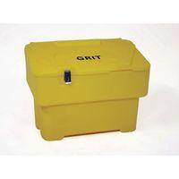 115 LITRE GRIT BIN WITH 1 x HASP AND STAPLE LOCK - YELLOW