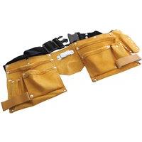 11 Pocket Leather Tool Belt