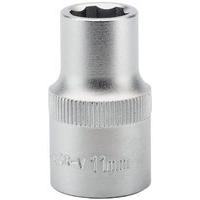 11mm 6pt Socket 1/2dr Pckd