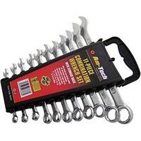 11pc Combination Spanner Set With Rack