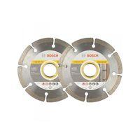 115mm Universal Diamond Cutting Discs Twin Pack