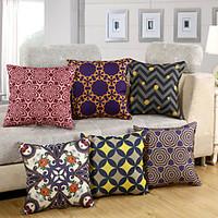 11 Design High Quality Cotton/Linen Printing Pillow Cover European Style Pillow Case