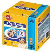 112 x Pedigree Dentastix + 12 x 100g Pedigree Pouches Free!* - Medium Dogs (2 x 56 Sticks) + Pouches in Jelly (12 x 100g)