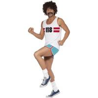 118118 Male Runner Costume With Shorts And Top