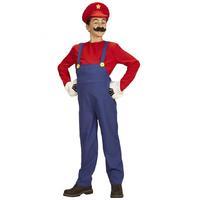 116cm Blue & Red Boys Nintendo Super Mario Costume