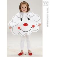 116cm White Children Cloud Jumpsuit Costume