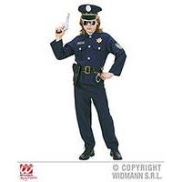 116cm Boys Police Man Costume