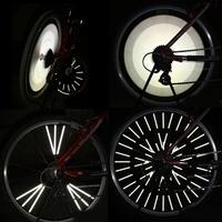 12pcs Bike Cycling Bicycle Wheel Reflective Spoke Reflector Warning Strips Clip 8mm