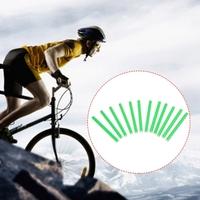 12PCS Bicycle Bike Wheel Spokes Reflective Sticks Tube Safe Cycling Spoke Reflector Safety Clip Wheel Reflective Tube Bicycle Decoration Light 75mm