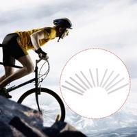 12PCS Bicycle Bike Wheel Spokes Reflective Sticks Tube Safe Cycling Spoke Reflector Safety Clip Wheel Reflective Tube Bicycle Decoration Light 75mm