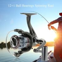 12+1BB Ball Bearings Left/Right Interchangeable Collapsible Handle Fishing Reel Spinning Reel
