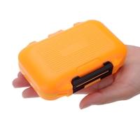 12 Compartments Waterproof Storage Case Fly Fishing Lure Spoon Hook Bait Tackle Box Orange