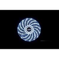 12cm Vegas 15 White LED fan with anti-vibe dampening pads, sleeve bearing