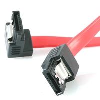 12in Latching SATA to Right Angle SATA Serial ATA Cable