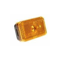 12v amber side marker trailer lamp reflector