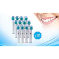 12 oral b compatible toothbrush heads 6 models