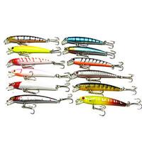 12pcs Hengjia Minnow Baits 5.6g 75mm Fishing Lures