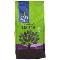 (12 PACK) - Crazy Jack - Organic Sun-dried Raisins | 375g | 12 PACK BUNDLE