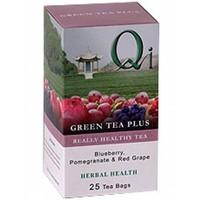 (12 Pack) - Qi - Green Tea Plus | 25 Bag | 12 Pack Bundle