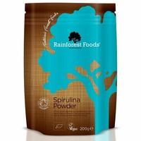 12 pack rainforest foods organic spirulina powder 200g 12 pack bundle
