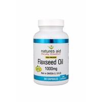(12 PACK) - Natures Aid - Org Flaxseed Oil 1000mg | 90\'s | 12 PACK BUNDLE